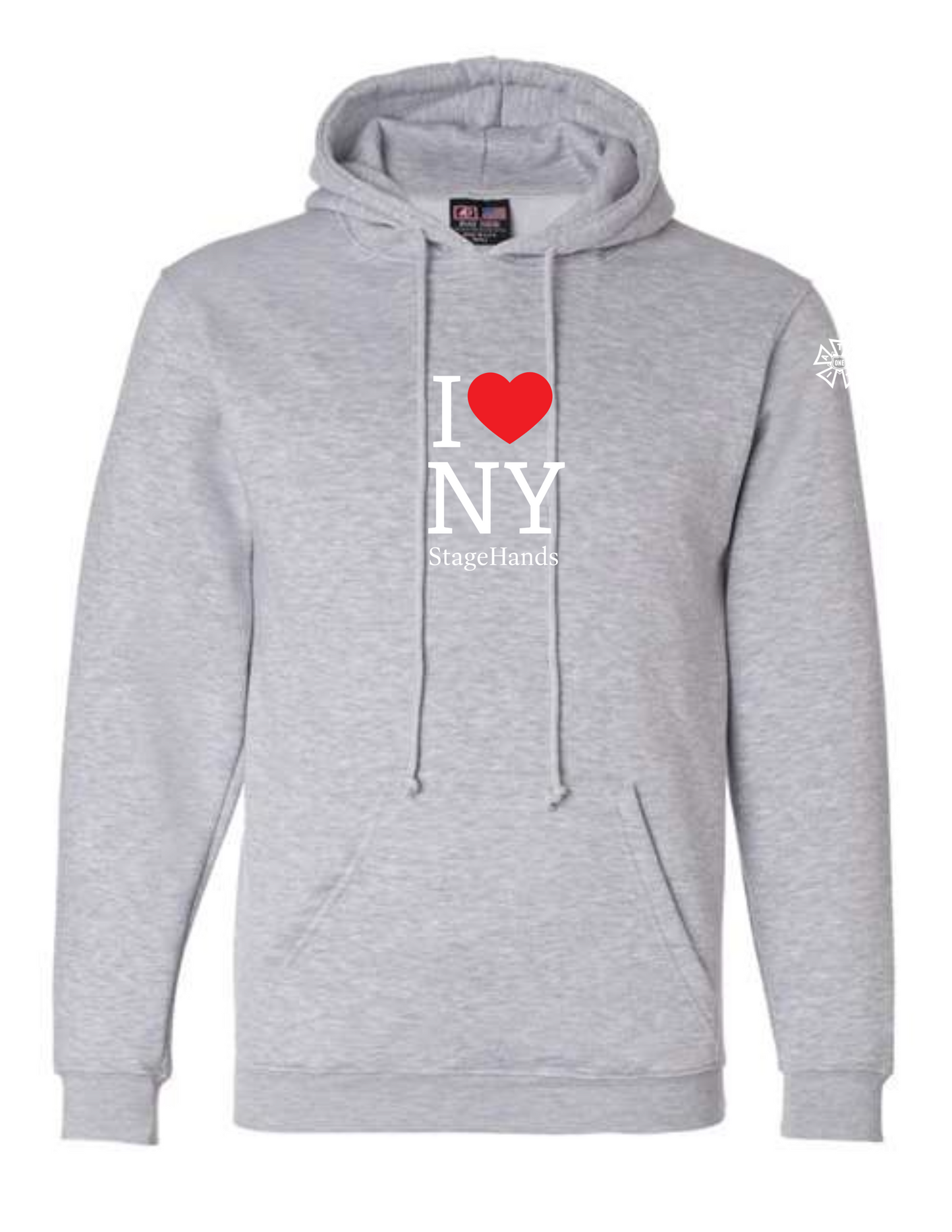 I LOVE NY STAGEHANDS HOODY
