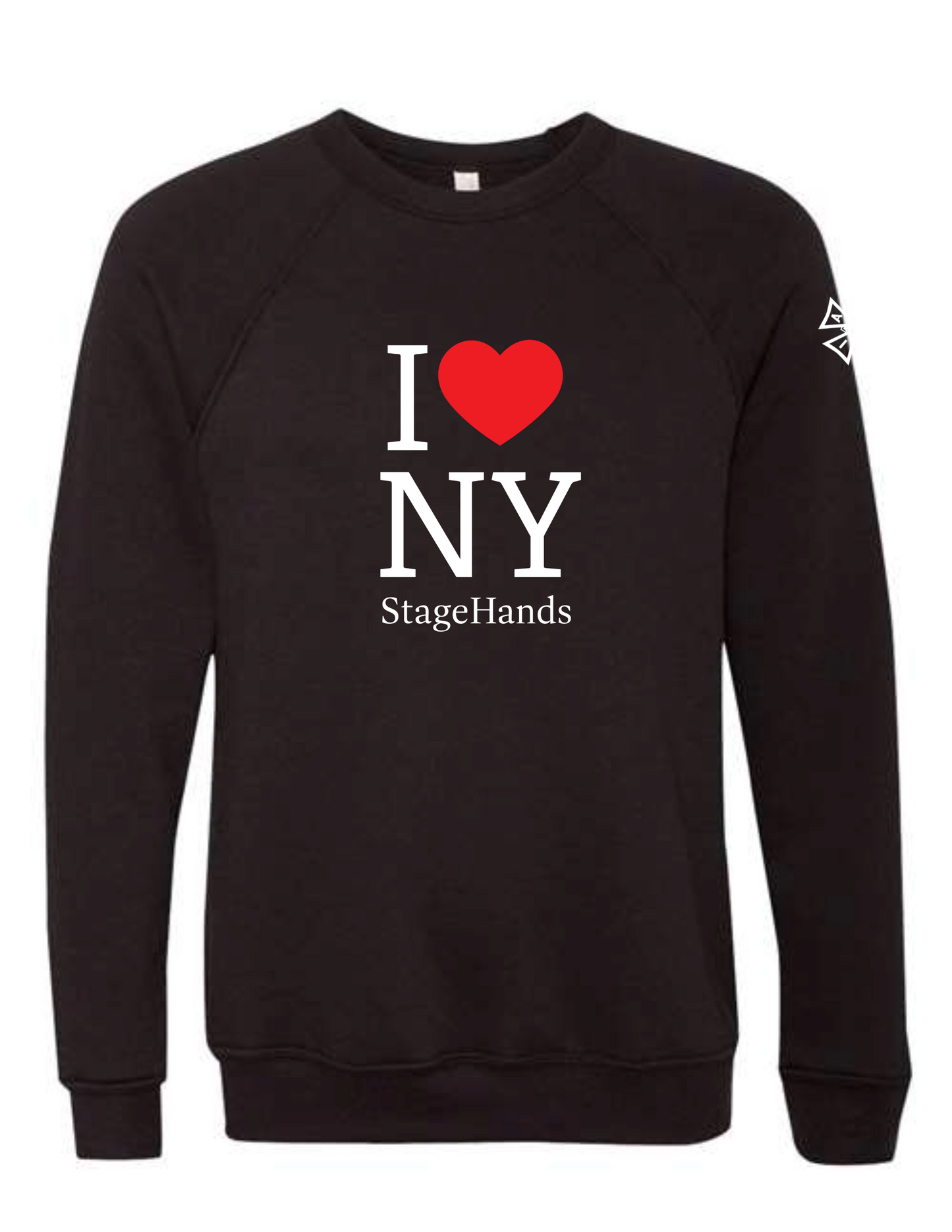 I LOVE NY STAGEHANDS CREWNECK