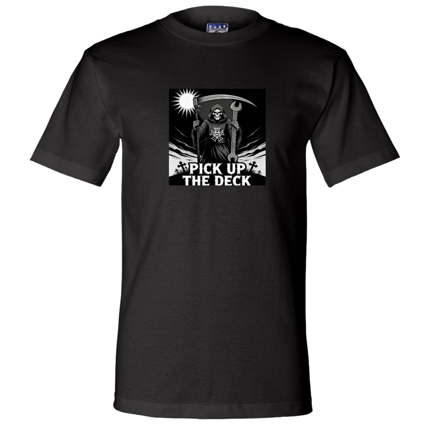 Pick up the deck tee