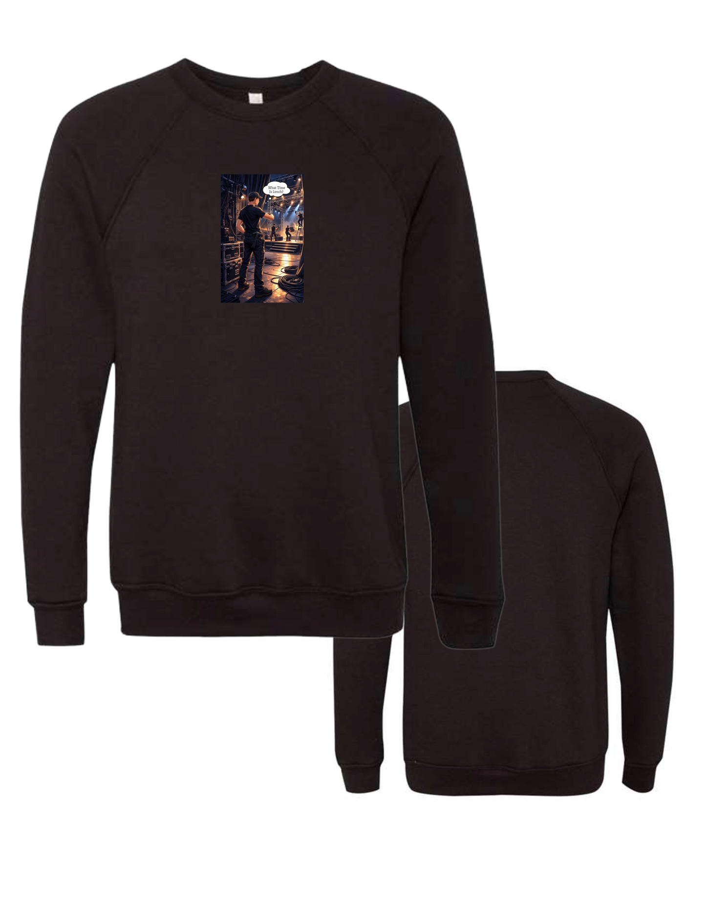What time is Lunch? Crewneck