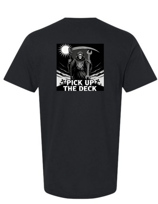 Pick up the deck tee