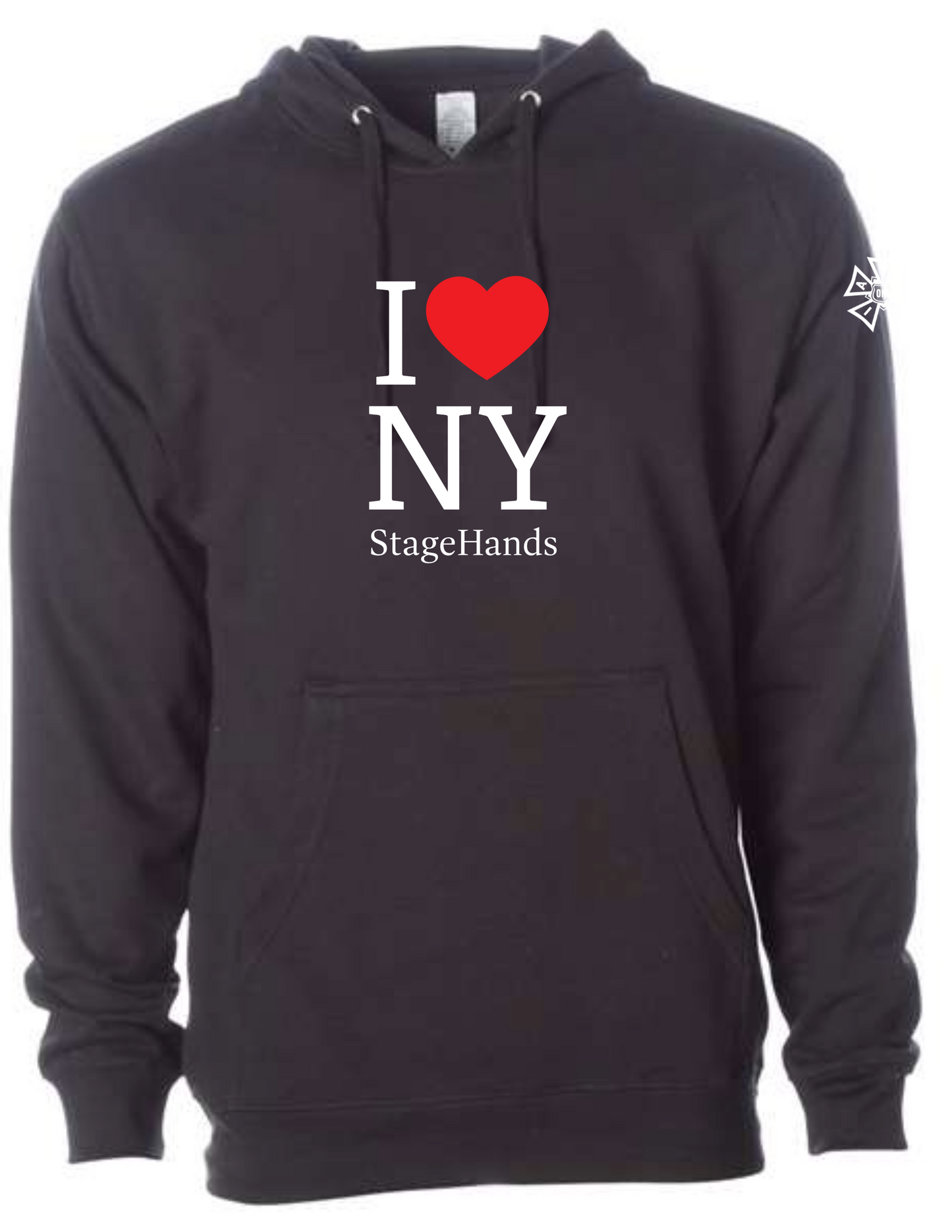 I LOVE NY STAGEHANDS HOODY