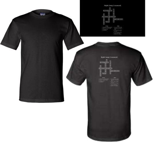 Crossword Filled Nightgang Tee