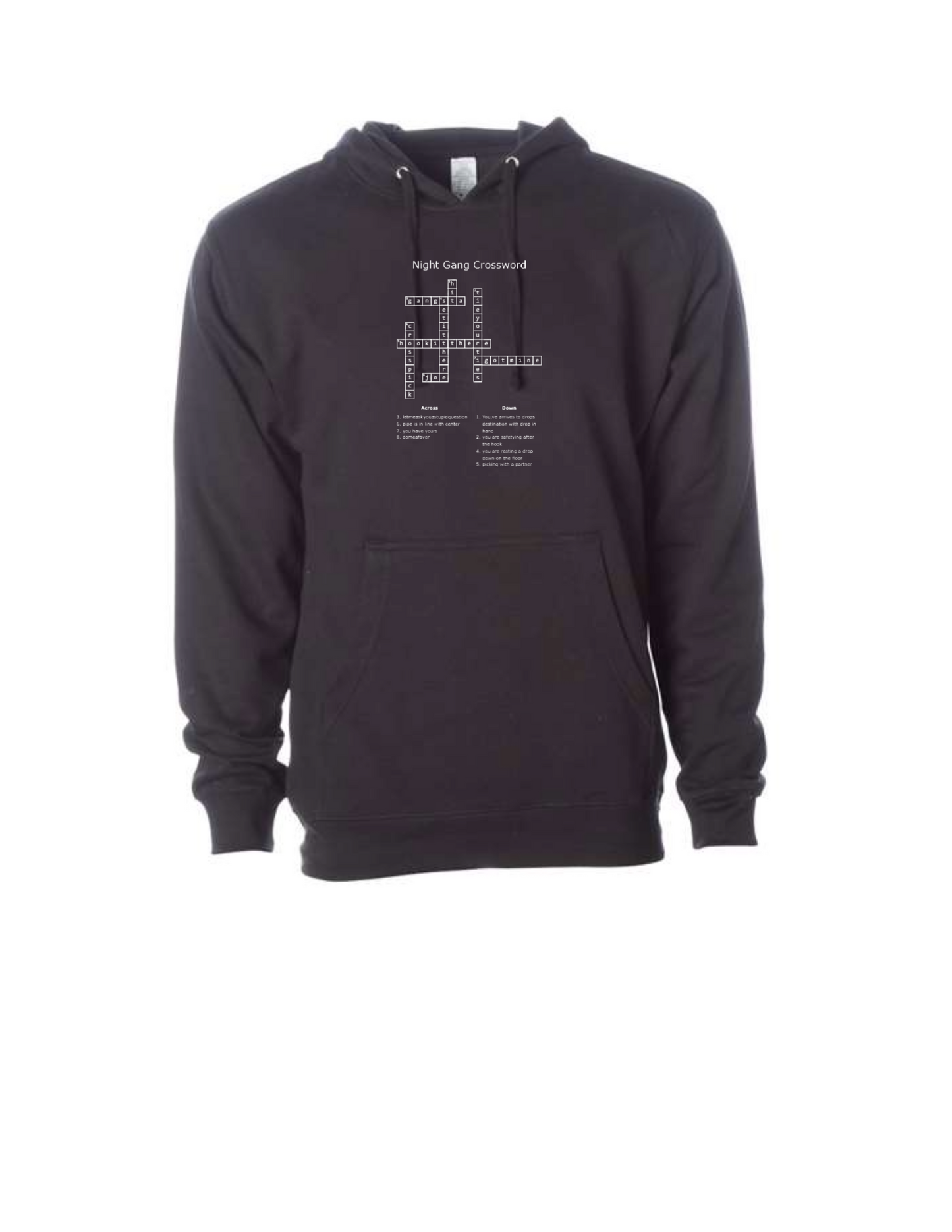 Crossword Filled Nightgang Hoody