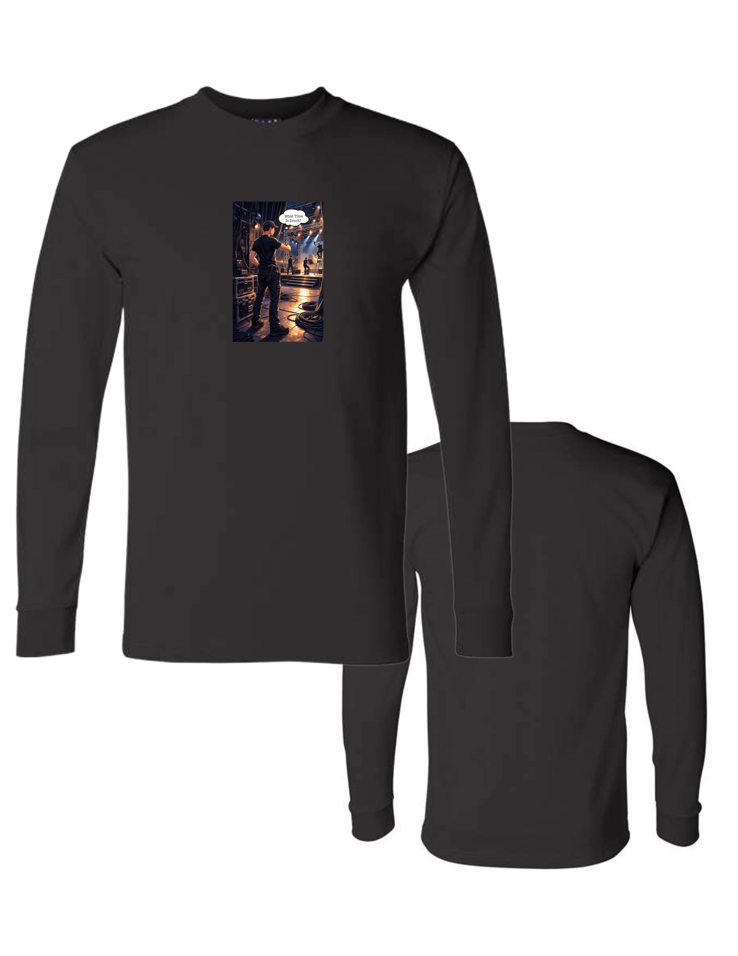 What time is Lunch? Longsleeve Tee