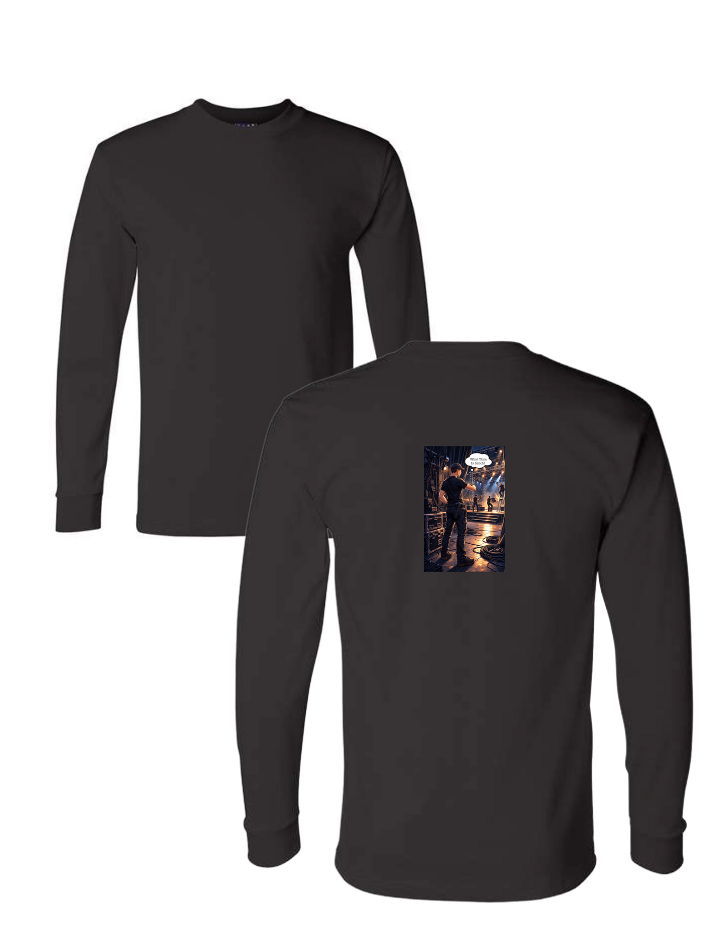 What time is Lunch? Longsleeve Tee